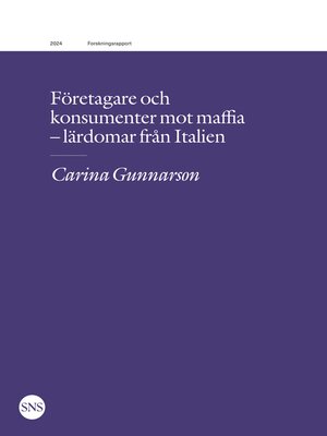 cover image of Företagare och konsumenter mot maffia